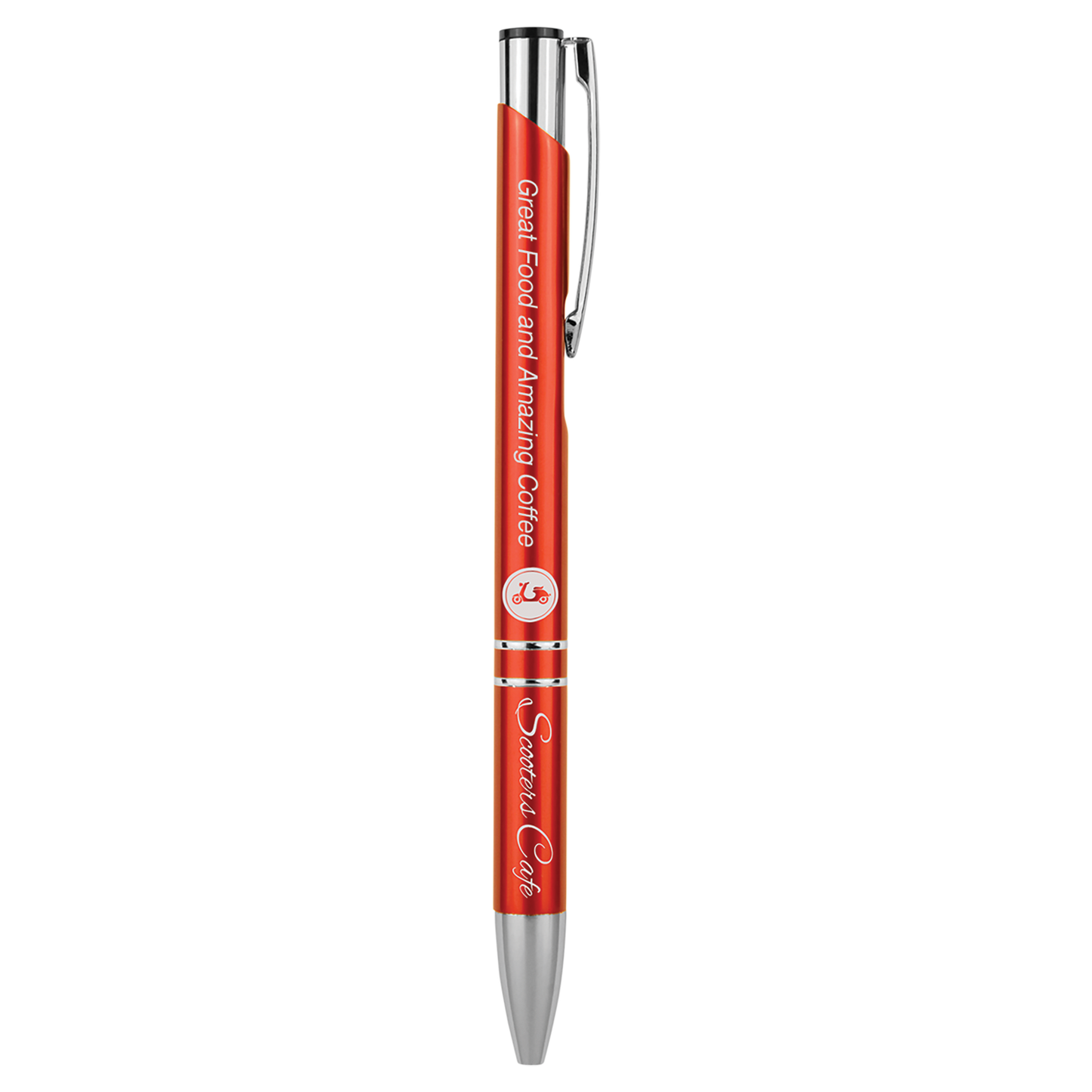 Aluminum Engravable Click Top Pen